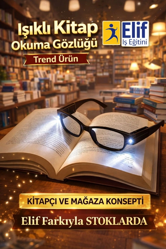 IŞIKLI KİTAP OKUMA GÖZLÜĞÜ / 24LÜ PAKET